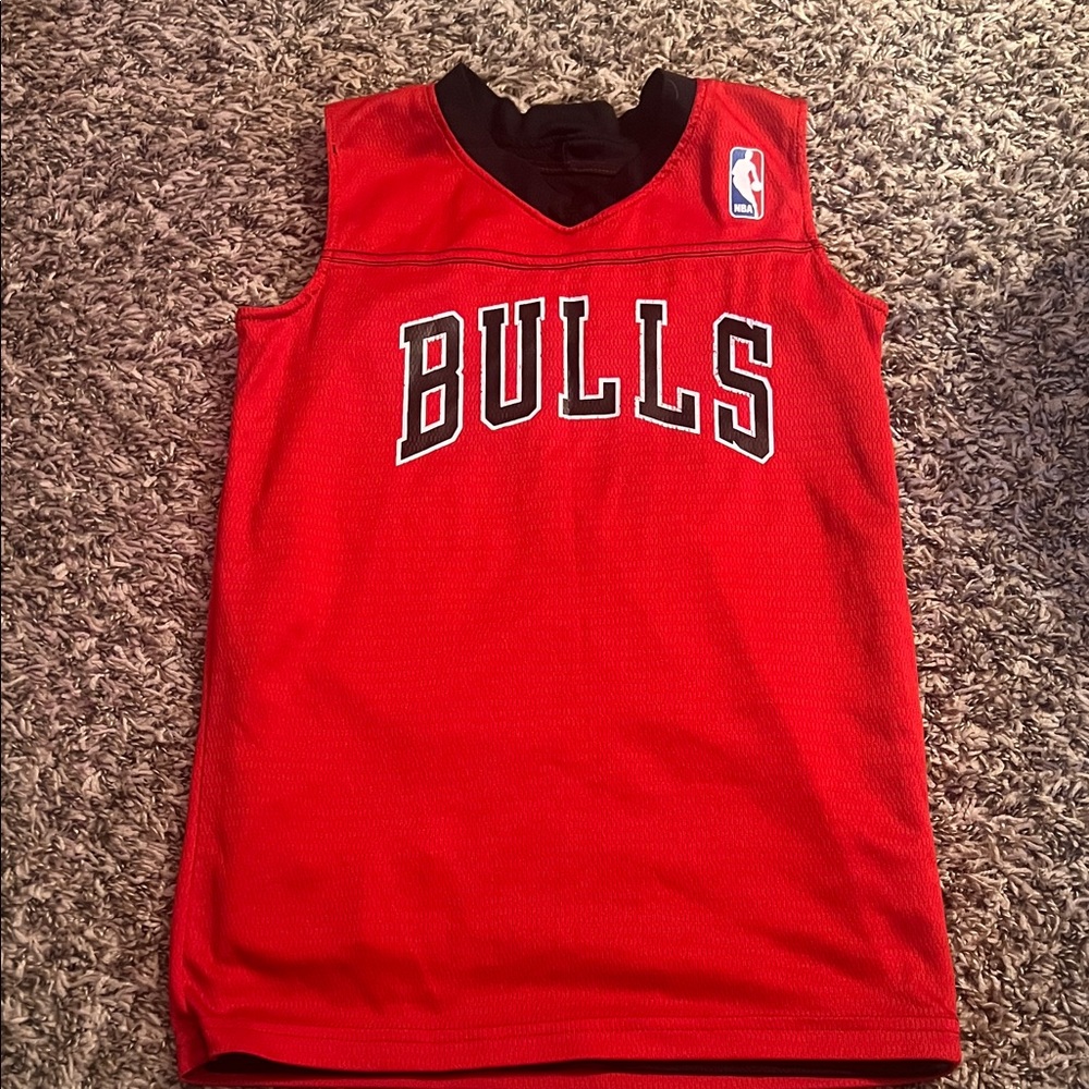 Chicago Bulls Red Sleeveless Kids Jersey - NBA